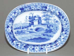 Toy Meat Dish or Platter c1840